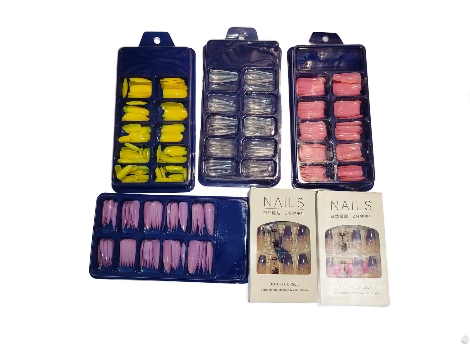 Random Color Nail Art Adventure: 448 Piece Mix Color Set