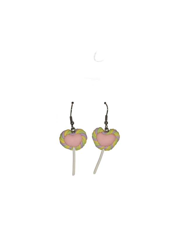 Candy Color Cute Lollipop Earrings – Sweeten Your Style!