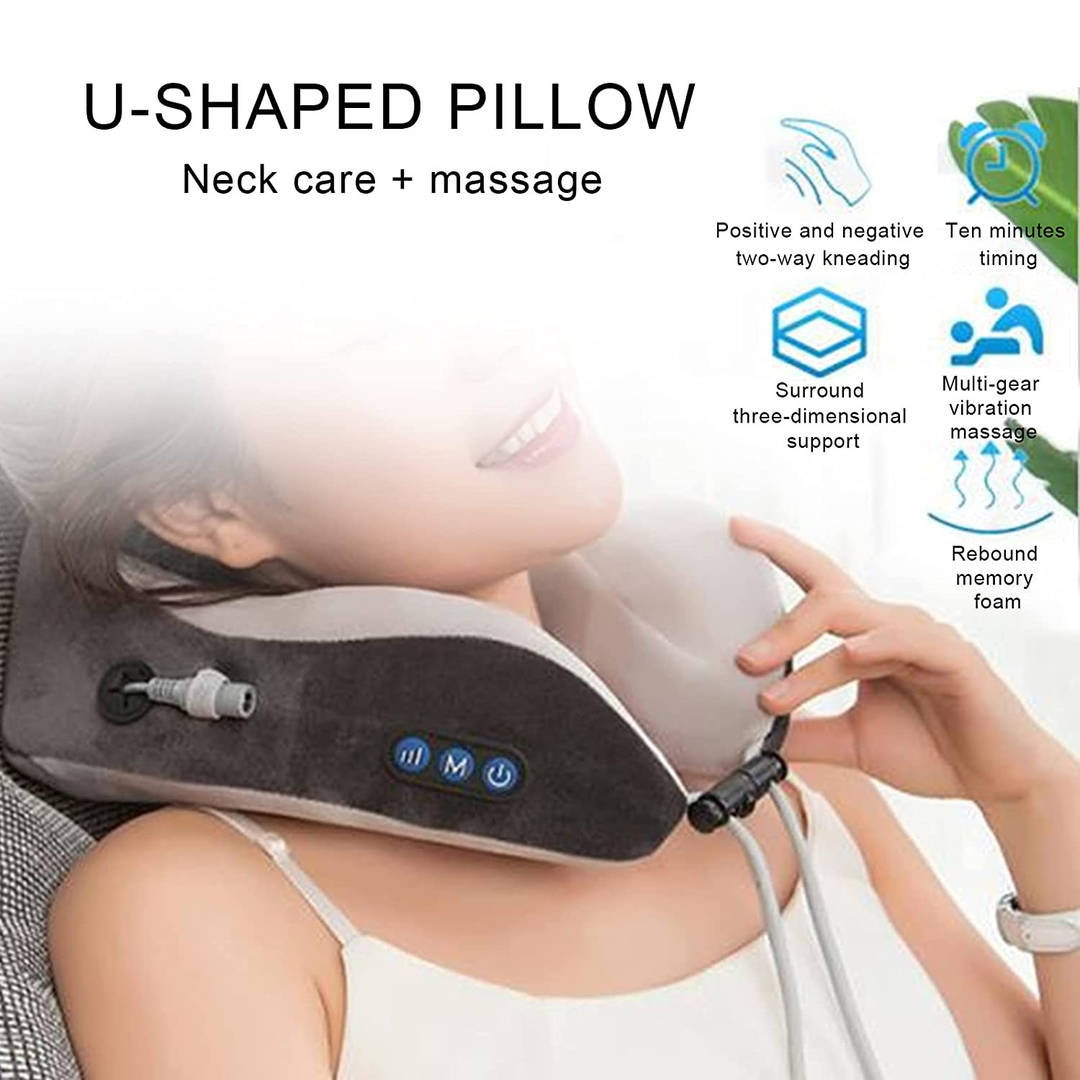 U Shaped Pillow, Neck Massage Pillow