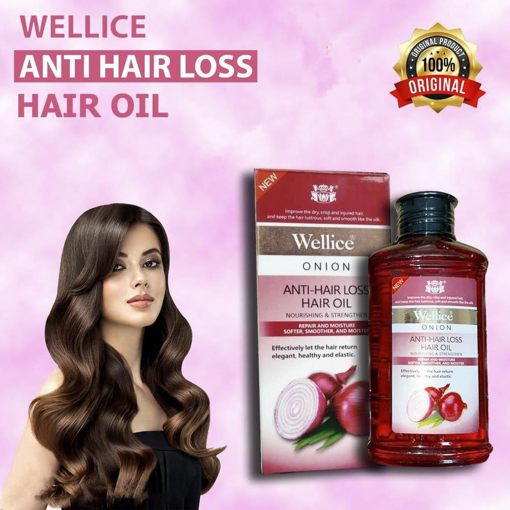 Wellice Onion Oil Anti Hairfall Anti Hair Loss Oil