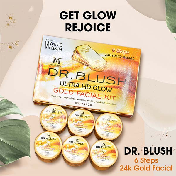 Dr Blush Ultra HD Glow Gold Kit 6pcs
