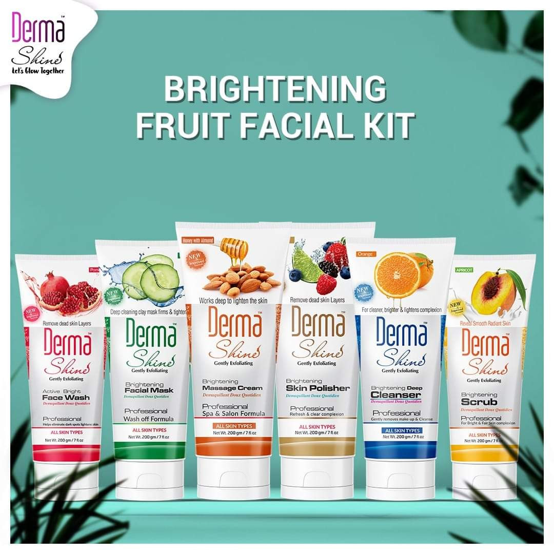 6pcs Derma Shine Fruit Facial Kit