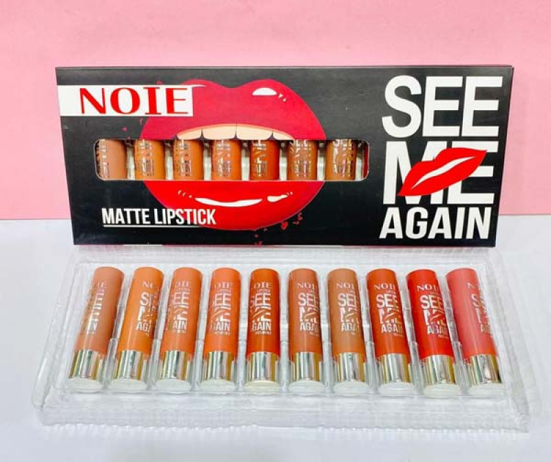 Pack of NOIE Matte Lipstick 10 Color