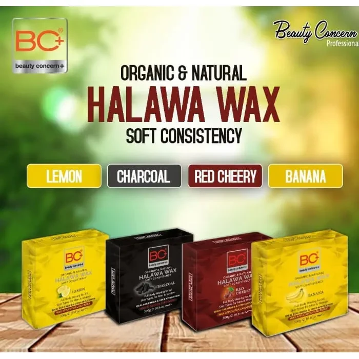 BC+ Beauty Concern Halawa Wax Lemon, Charcoal, Red Cherry, Banna(300gm)