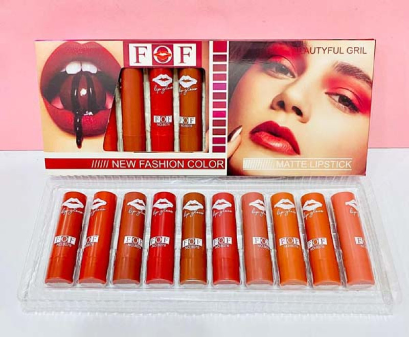 FOF Matte Lipsticks (10 Colors )