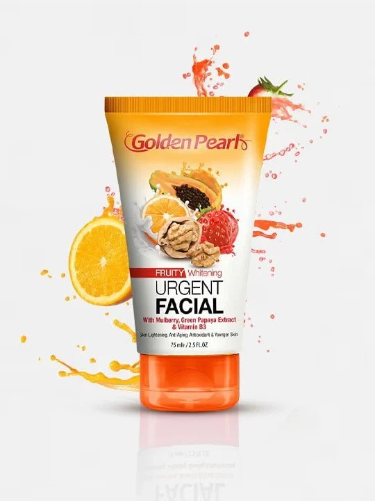 Golden Pearl Fruity Whitening Urgent Facial